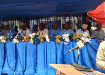 WE’RE NOT WORKING TO MEDDLE INTO GOVERNMENT JURISDICTION, OGUNSANYA REPLIES SESAN DAINI AT IDPIL PRESENTATION EVENT IN IGBOGBO