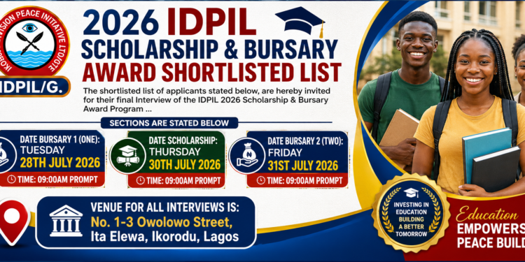 Scholarship & Bursary Shortlisted list 2026