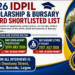 Scholarship & Bursary Shortlisted list 2026